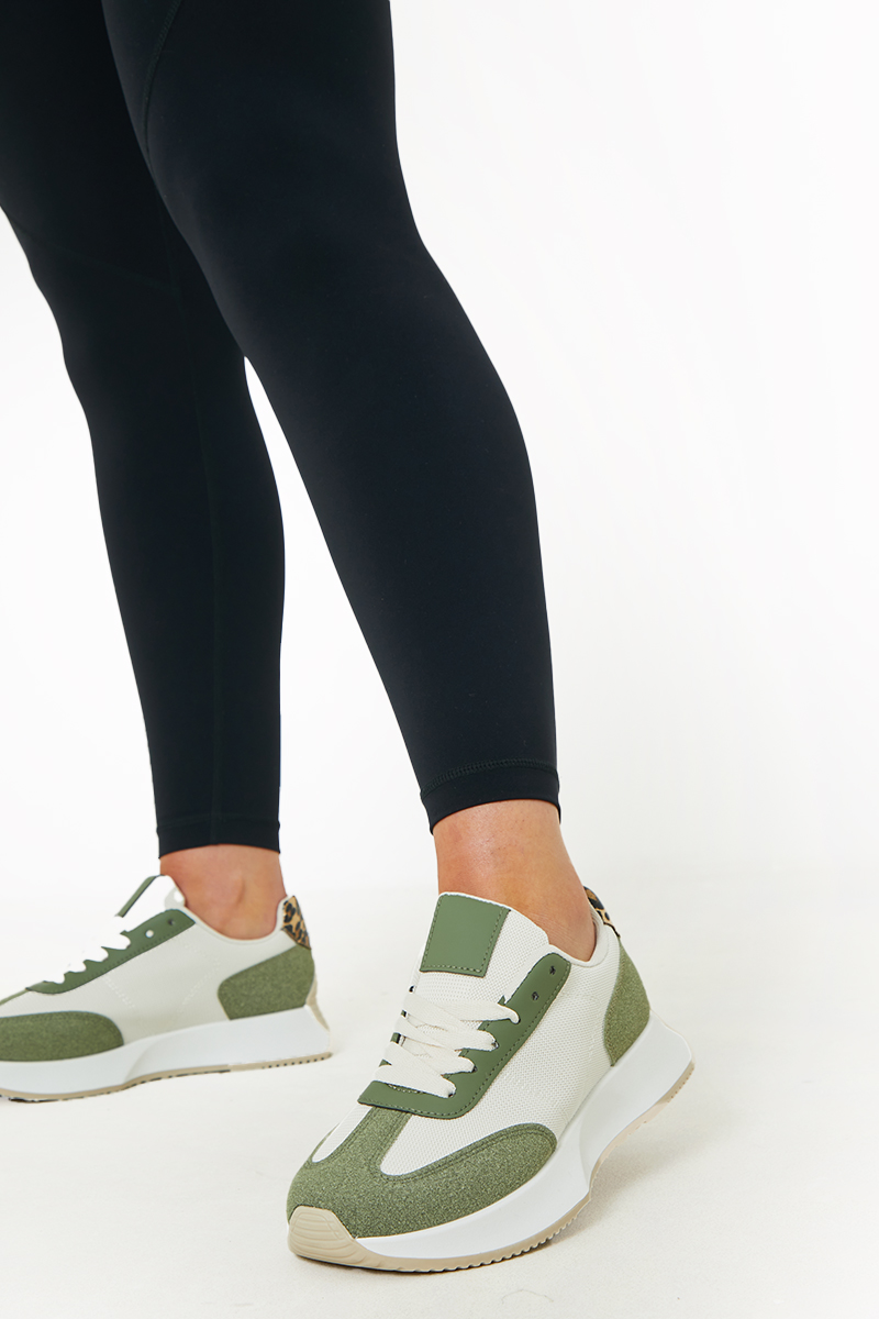 CONTRAST COLOUR CHUNKY TRAINERS